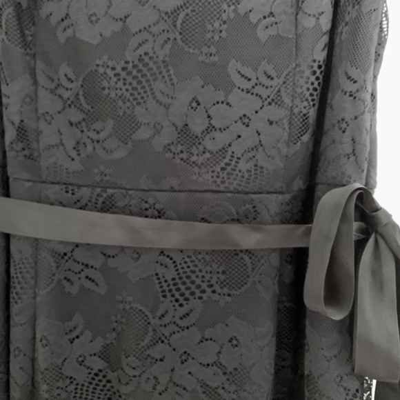 Isaac Mizrahi for Target Black Lace Sheath Dress S 10 | Belted | Sleeveless - Picture 5 of 10